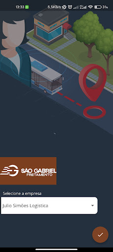 Android application SGBus Fretamento screenshort