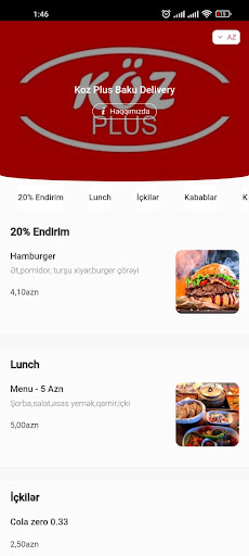 Android application Kozplus Delivery screenshort