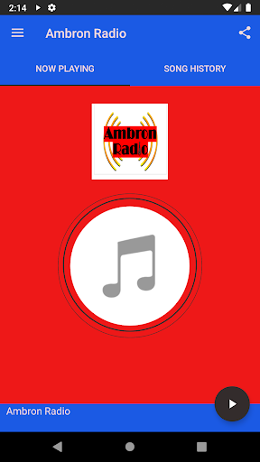 Android application Ambron Radio screenshort