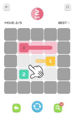 Android application Cross Sudoku : Numer Draw Line screenshort