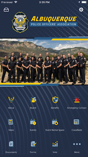 Android application Albuquerque Police Officers' A screenshort