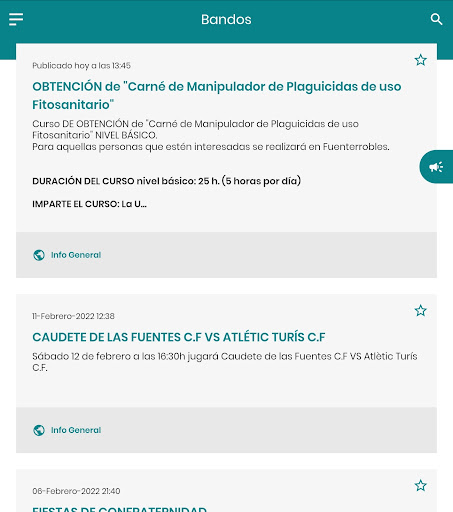 Caudete de las Fuentes Informa Screen 3