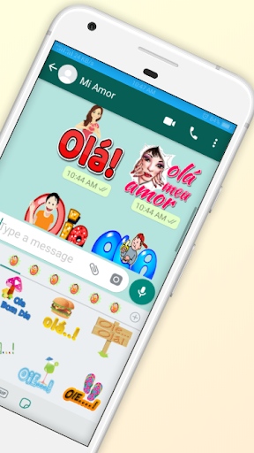 Figurinhas de Saudações e Cump