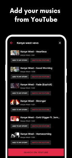 Sound Stories: Music App Screen 2
