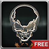 Skull Fire LWP icon