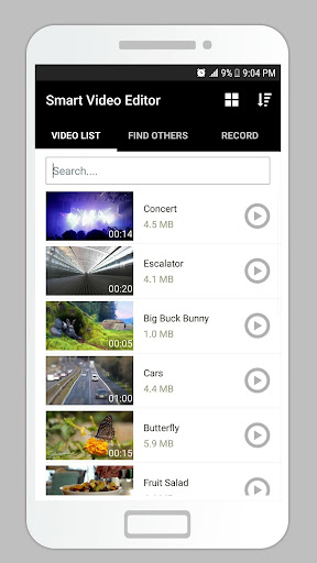 Screenshot of Smart Video Editor Trim Merge