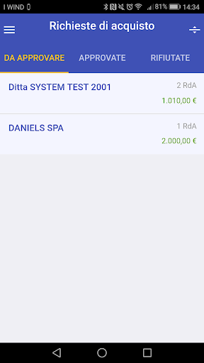 TeamSystem APProvo Screen 2