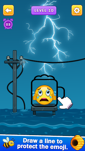 Rescue Emoji Draw to save