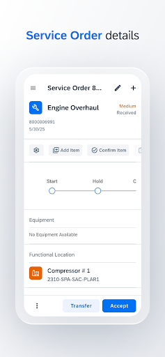 Screenshot of SAP Maintenance Assistant