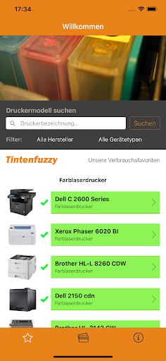 Android application Tintenfuzzy screenshort