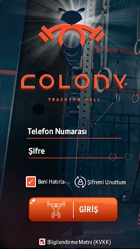 Android application Colony Training Hall screenshort