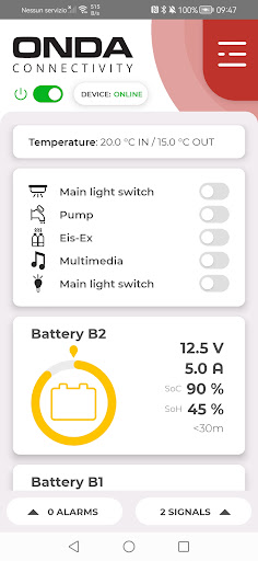 Android application ONDA screenshort