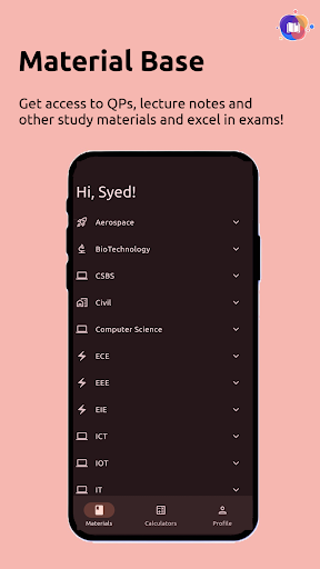 Android application Material Base screenshort