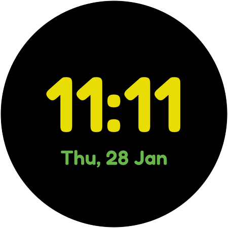 Minimalist Watch Face - RSP Screenshot 1 - AppWisp.com