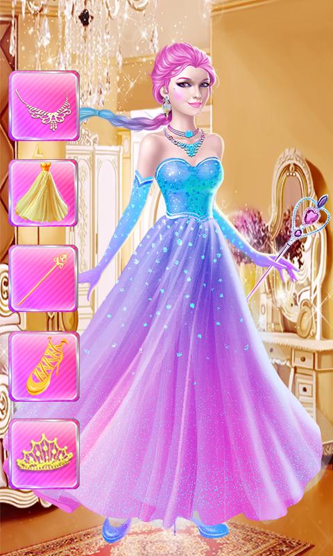 Android application Beauty Princess Makeover Salon screenshort