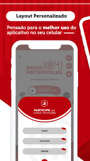 Radio Metropoles FM 104,1 Screen 3