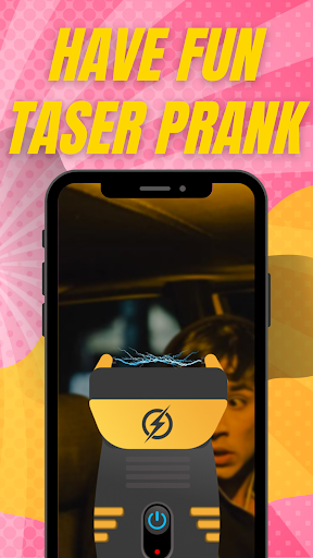 Android application Electric Stun Gun -Taser Prank screenshort