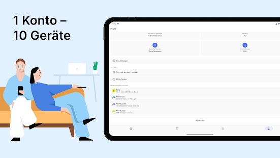 NordVPN – VPN für Privatsphäre Screenshot