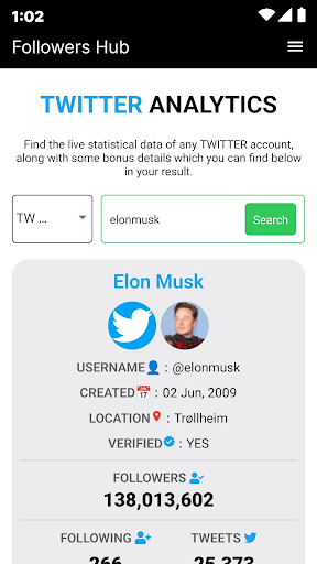 Followers Hub Screen 2