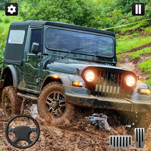 Car Driving Game-Offroad Jeep  Icon