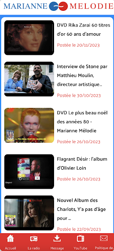Marianne Mélodie Radio Screen 3