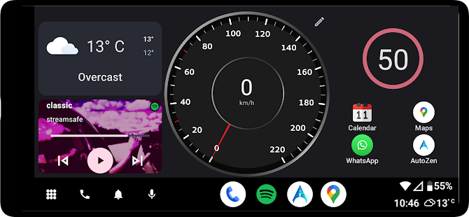 AutoZen-Car Dashboard&Launcher Screenshot