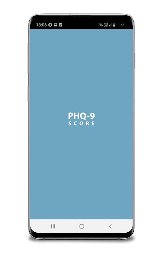 Android application PHQ-9 Score: Depression Test screenshort