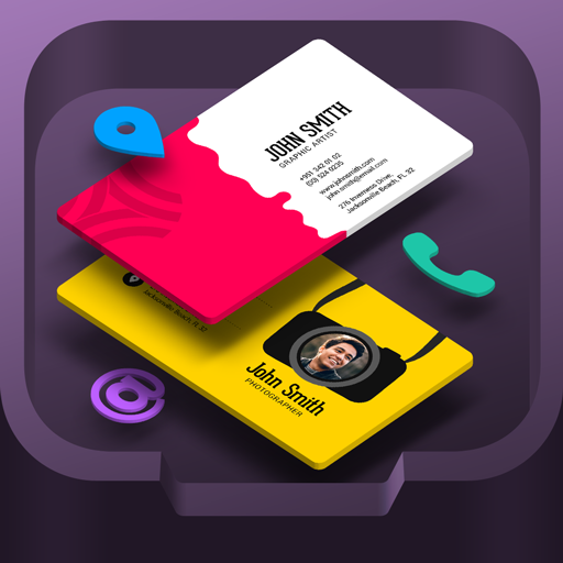 Business Card Maker + Designer  Icon