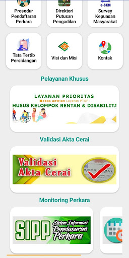 PTSP ONLINE PA SORONG Screen 2