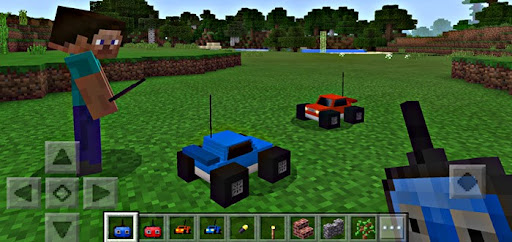 Minecraft car mod. Vehicle 1