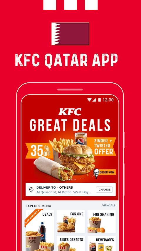 KFC Qatar - Order food onlineのおすすめ画像1