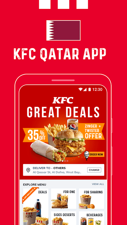 KFC Qatar - Order food online - 7.8.4 - (Android)