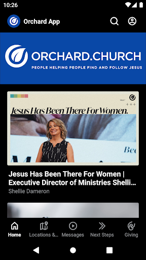 Android application Orchard Church App screenshort