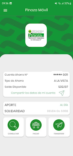 Android application COOPERATIVA PINOZA LTDA. screenshort