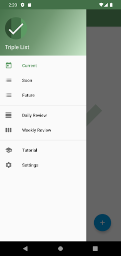 TripleList: Tasks Made Simple Screen 3