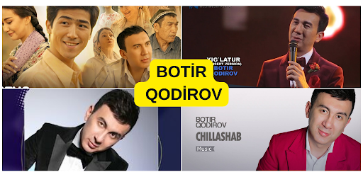 Android application Botir qodirov qo'shiqlar 2024 screenshort