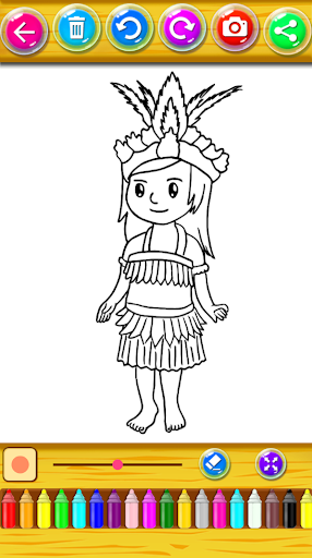 Mewarnai Baju Adat Indonesia