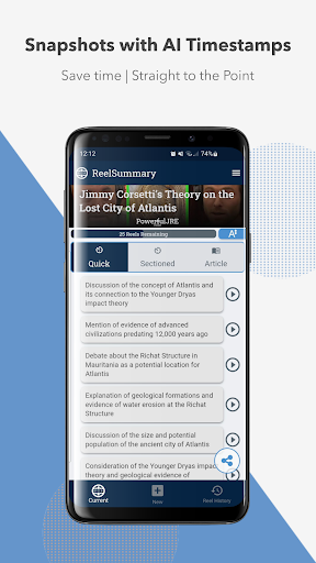 ReelText: AI Video Summaries Screenshot 2 - AppWisp.com