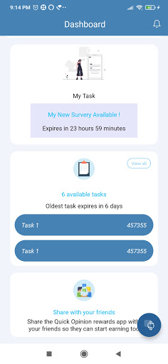 Quick Opinion Rewards