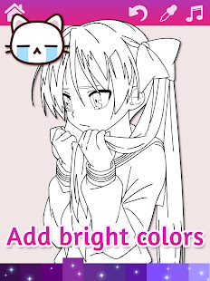 Anime Manga Coloring Pages with Animated Effects screenshots 10