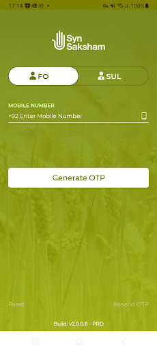 Android application Saksham_PK screenshort