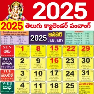 Telugu Calendar 2025 Panchang