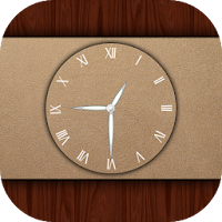 Wood Clock Live Wallpaper