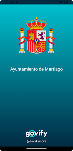Android application Ayuntamiento de Martiago screenshort