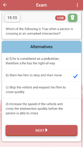 Canadian Driving Test 2024 Screen 3