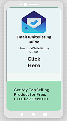 Android application Email Whitelisting Guide screenshort