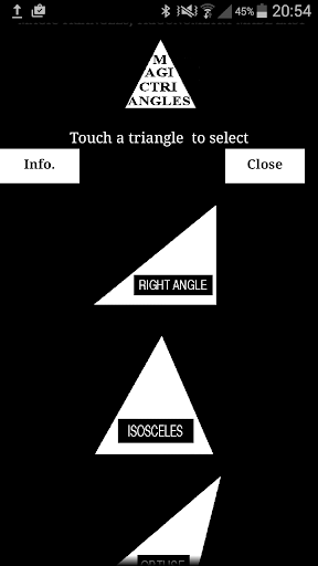 Android application Magictriangles screenshort