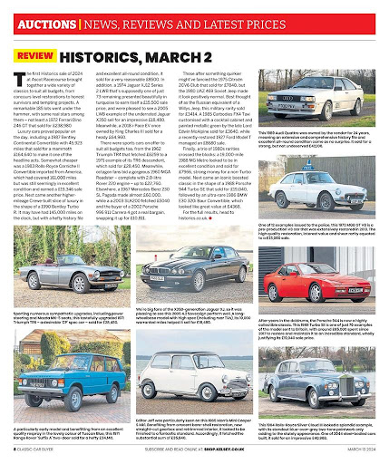 Screenshot of Classic Car Buyer