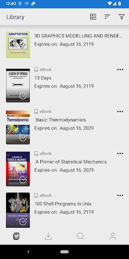 elib4U eBooks Screen 3