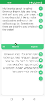 screenshot of Hebrew - English Translator